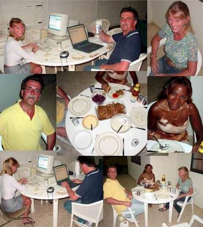 Piet & Verina bij de Spiders